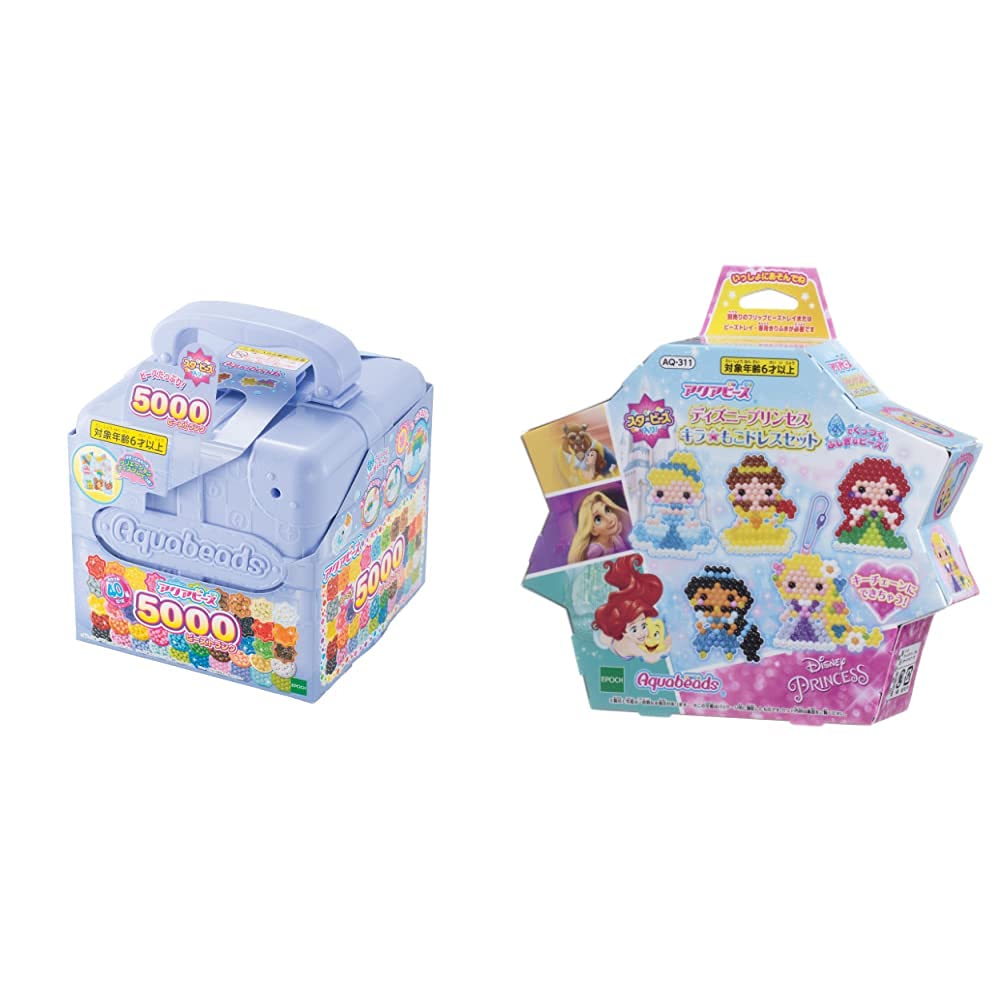 Amazon.co.jp: アクアビーズ 5000ビーズトランク+ディズニープリンセス